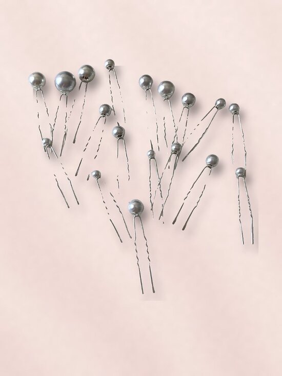 Accessories - Set of 18 Faux Pearl Hair Pins, Mixed Sizes, Bridal Wedding Updo Bobby Pins NWT
